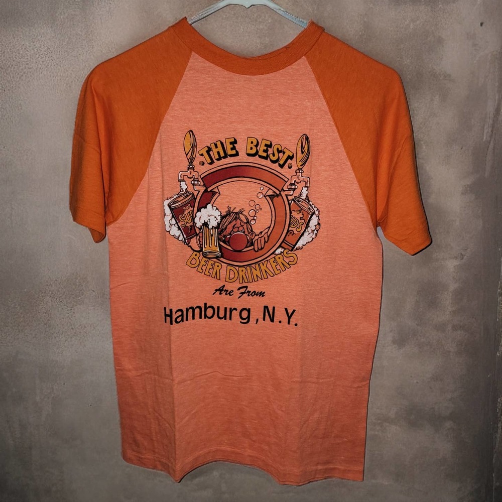 Vintage 1980's New York Vacation Tee "The Best Beer Drinkers" Medium